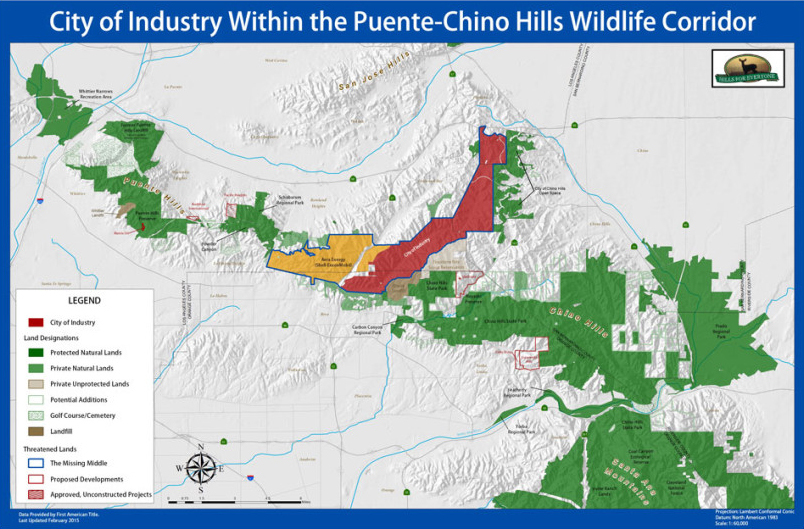 City of Industry Property Map